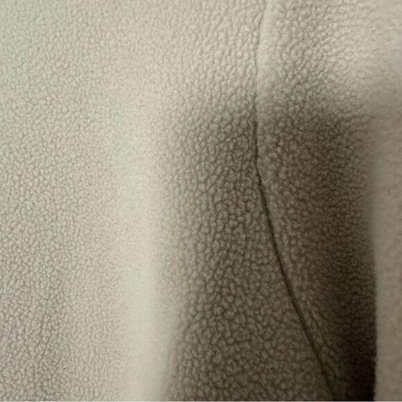 Sweaty Betty Sweatshirt Womens Sz 10 Beige Fleece Plush Long Sleeve Pullover - Picture 3 of 10
